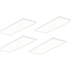 LED-kalustevalaisinsetti Limente LED-Flat 22 4x7.6 W valkoinen