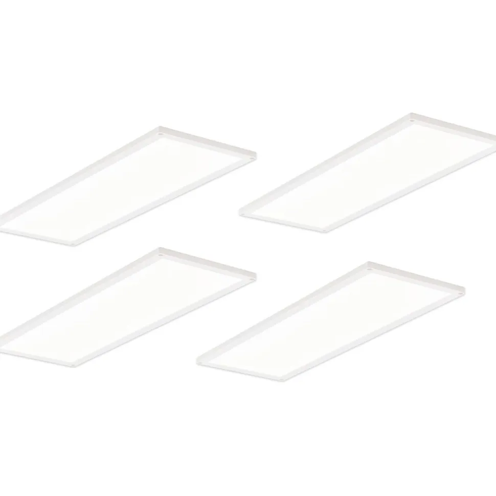 LED-kalustevalaisinsetti Limente LED-Flat 22 4x7.6 W valkoinen