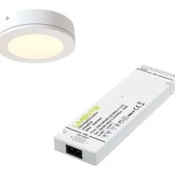 LED-kalustevalaisinsetti Limente LED-LENOX, 1x4W, 3000K, valkoinen