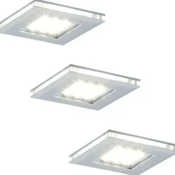 LED-kalustevalaisinsetti Limente LED-Vita 10 3x4.2W 24V kromi