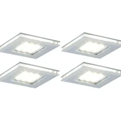 LED-kalustevalaisinsetti Limente LED-Vita 10 4x4.2W 24V kromi