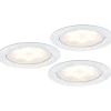 LED-kalustevalaisinsetti Micro Line 3x4,5W Ø 65 mm 3 kpl valkoinen