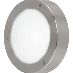 LED-katto-/seinävalaisin Eglo Vento 2, ruostumaton teräs/valkoinen