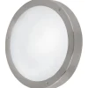 LED-katto-/seinävalaisin Eglo Vento 1, ruostumaton teräs/valkoinen