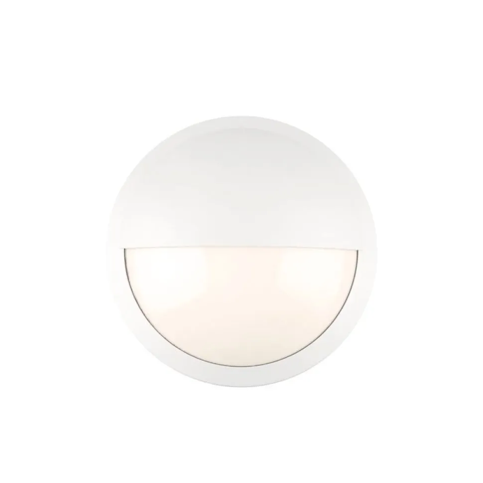 LED-katto/seinävalaisin Hide-a-lite Moon Public Eye valkoinen IK10