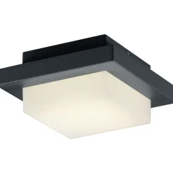 LED-katto-/seinävalaisin Hondo 140x140x65 mm antrasiitti