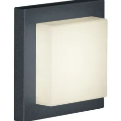 LED-katto-/seinävalaisin Hondo 140x140x65 mm antrasiitti