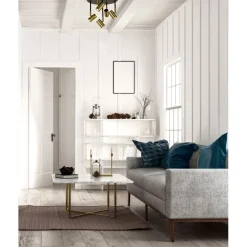 LED-kattospotti Aneta Lighting Gusto 5-osainen pyöreä himmennettävä musta/mattamessinki