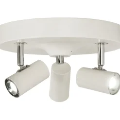 LED-kattospotti Aneta Lighting Gusto 3-osainen pyöreä valkoinen himmennettävä