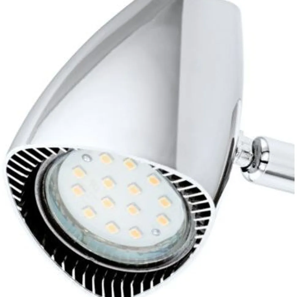 LED-kattospotti Corbera 2x3W 2-osainen kromi