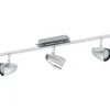 LED-kattospotti Corbera 3x3W 3-osainen kromi