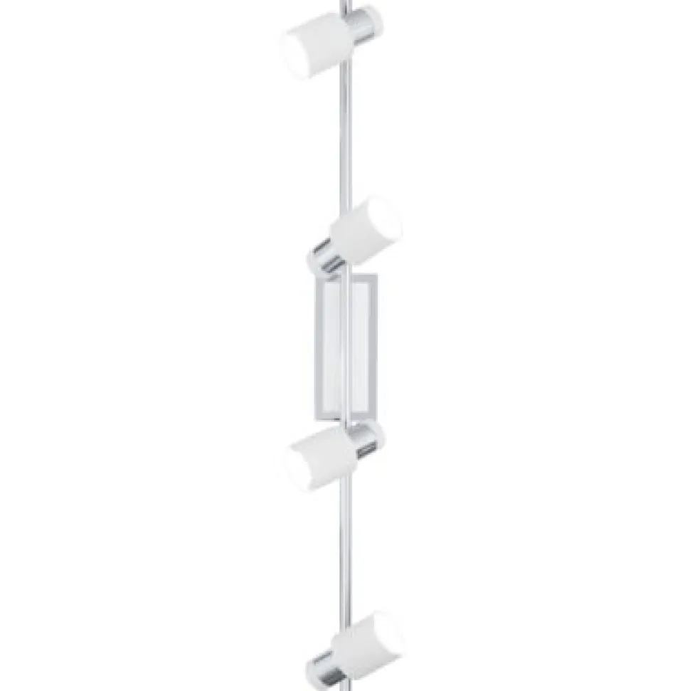 LED-kattospotti Davida 780x70 mm 4-osainen valkoinen/kromi