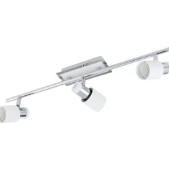 LED-kattospotti Davida 580x70 mm 3-osainen valkoinen/kromi