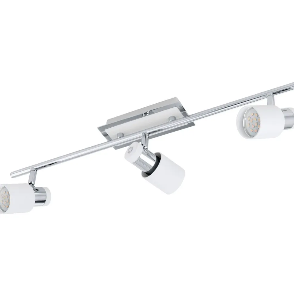LED-kattospotti Davida 580x70 mm 3-osainen valkoinen/kromi