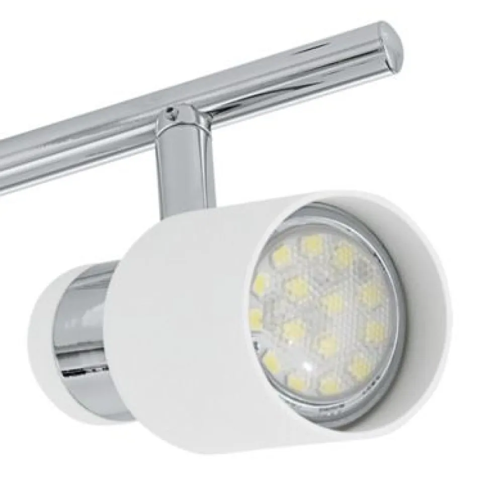 LED-kattospotti Davida 580x70 mm 3-osainen valkoinen/kromi