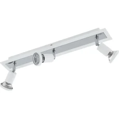 LED-kattospotti Eglo Sarria 3-osainen valkoinen kromi 94961