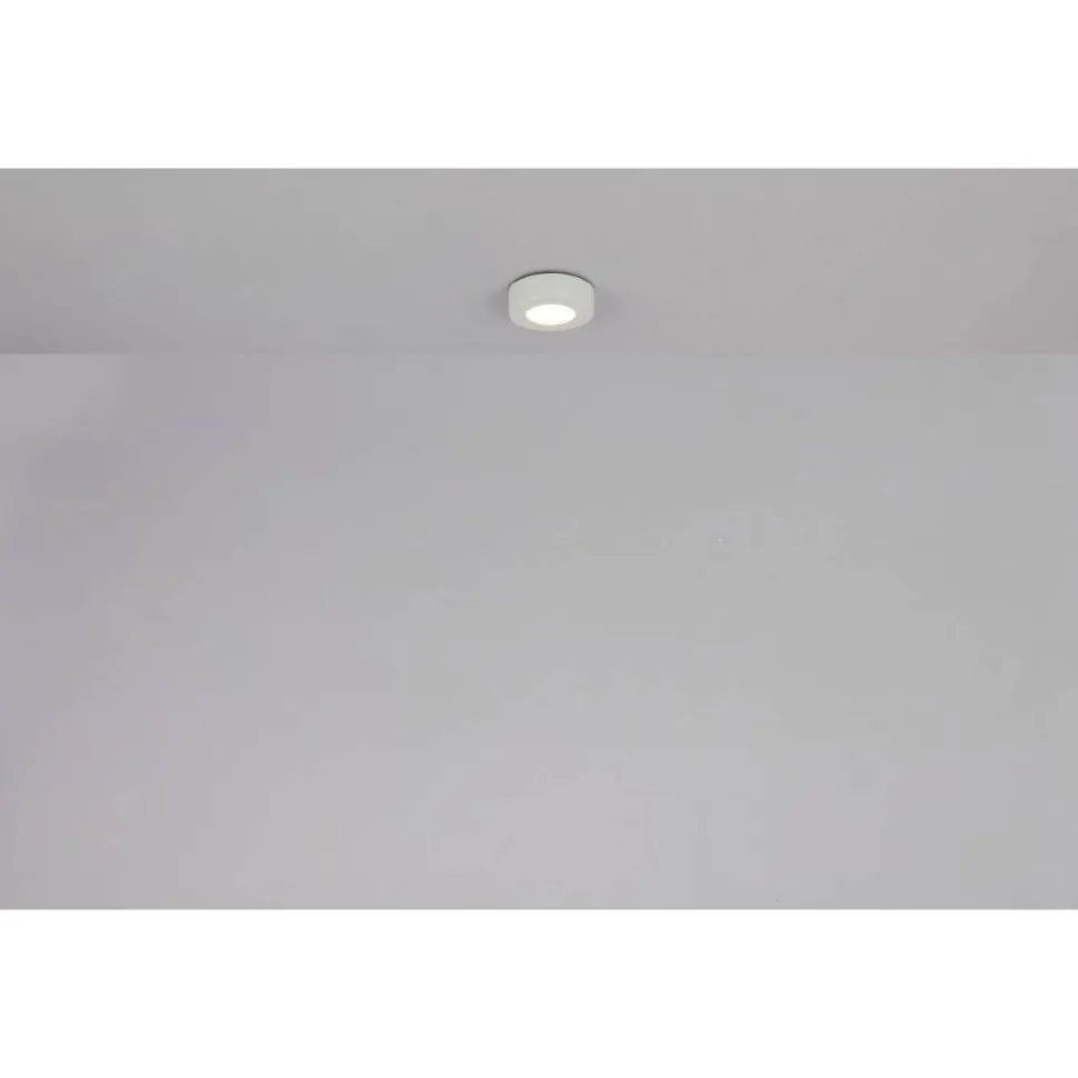LED-kattospotti Globo Paula Ø12,2cm 6W valkoinen