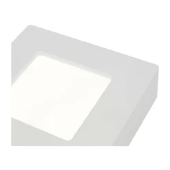 LED-kattospotti Globo Svenja 12,2x12,2cm 6W valkoinen
