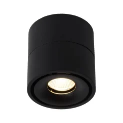 LED-kattospotti Lucide Yumiko 78x78mm 8W himmennettävä musta