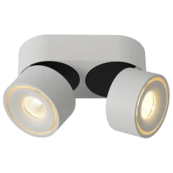 LED-kattospotti Lucide Yumiko 78x161mm 2x8W himmennettävä valkoinen