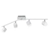 LED-kattospotti Trio Roubaix 145x780x90 mm mattavalkoinen