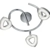 LED-kattospotti Trio Tours Ø 250x130 mm kromi