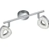 LED-kattospotti Trio Tours 300x130x88 mm kromi