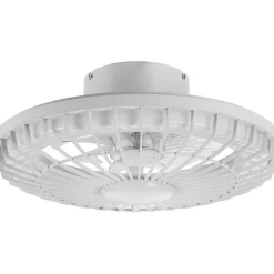 Led-kattotuuletinvalaisin FocusLight Milano Led Ø48cm, 2800lm, musta
