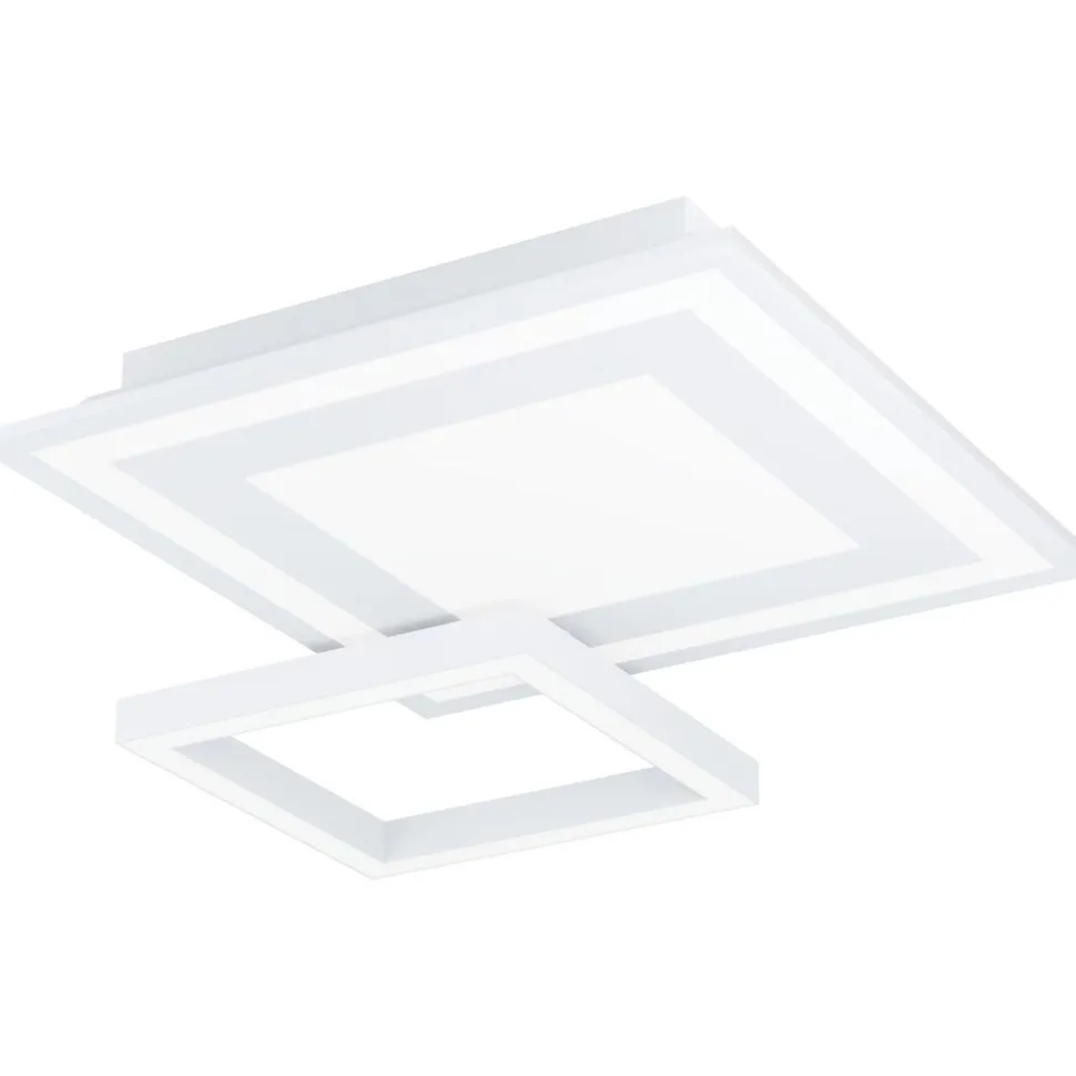LED-Kattovalaisin Eglo connect.z Savatarila-Z 45x45cm 21.6W RGBW valkoinen