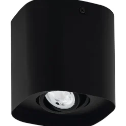 LED-Kattovalaisin Eglo connect.z Caminales-Z 12x12cm 5W RGBW musta