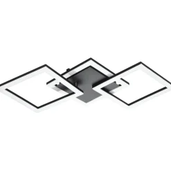 LED-Kattovalaisin Eglo connect.z Paranday-z 32.4W 65x31x6cm musta/valkoinen