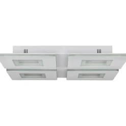LED-Kattovalaisin Eglo connect.z Padrogiano-z 4-osainen 45x45cm RGBW valkoinen