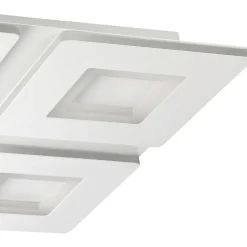 LED-Kattovalaisin Eglo connect.z Padrogiano-z 4-osainen 45x45cm RGBW valkoinen