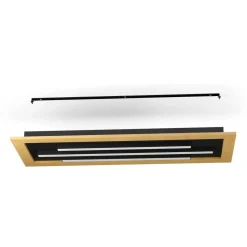 LED-Kattovalaisin Eglo Tirrenara 78x30,5cm värivaihto + kaukosäädin musta/puu