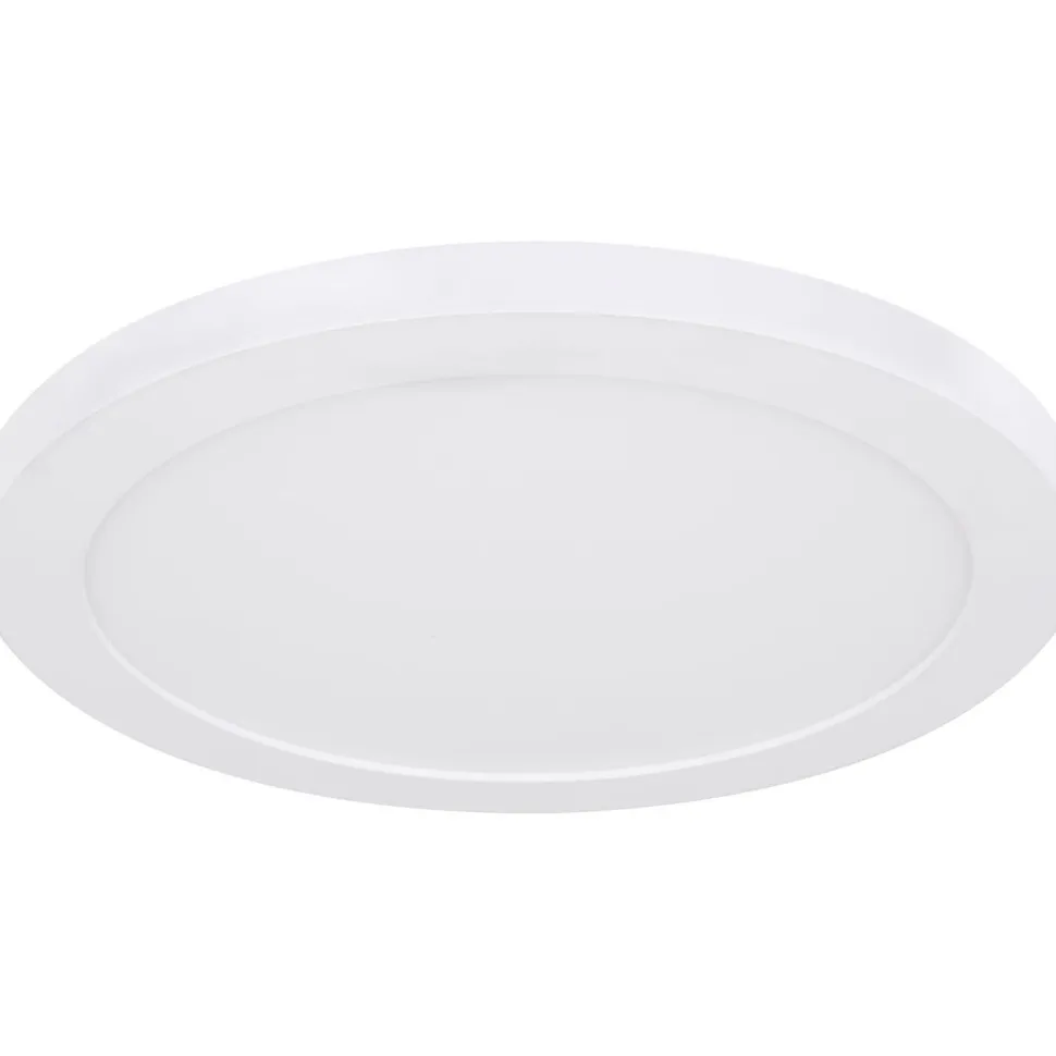 LED-kattovalaisin Globo Lasse Ø13cm, 6W, 3000-6500K, valkoinen