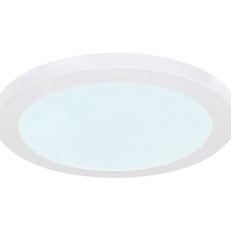 LED-kattovalaisin Globo Lasse Ø13cm, 6W, 3000-6500K, valkoinen