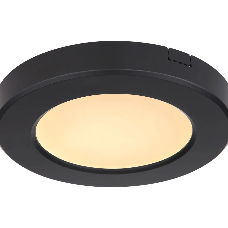 LED-kattovalaisin Globo Lasse Ø13cm, 6W, 3000-6500K, valkoinen