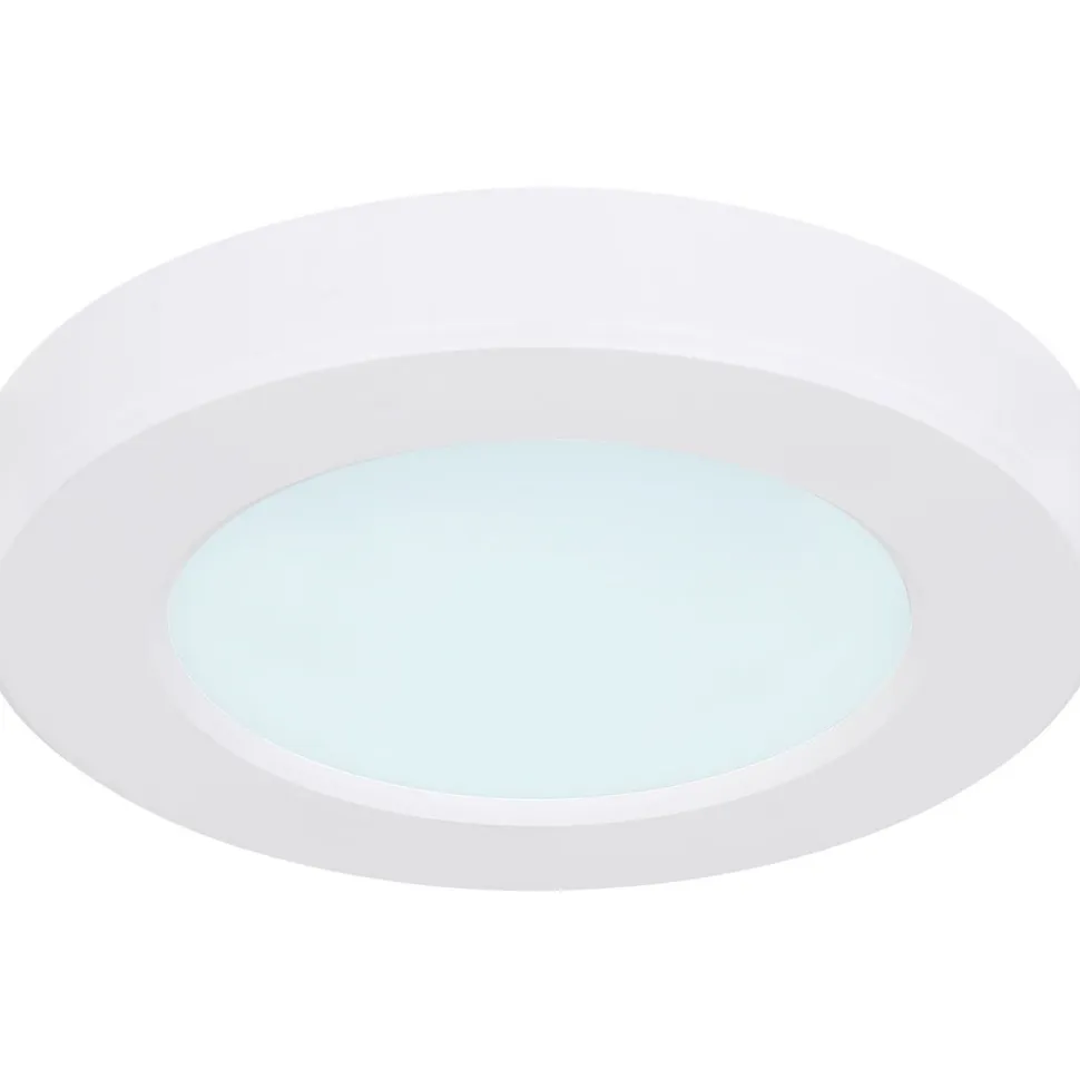 LED-kattovalaisin Globo Lasse Ø13cm, 6W, 3000-6500K, valkoinen