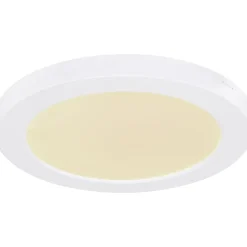 LED-kattovalaisin Globo Lasse Ø13cm, 6W, 3000-6500K, valkoinen