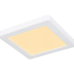 LED-kattovalaisin Globo Lasse 16x16cm, 12W, 3000-6500K, valkoinen