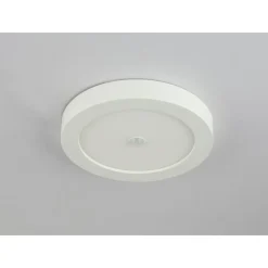 LED-kattovalaisin Globo Paula Ø22,6x3,5cm 18W liiketunnistimella valkoinen