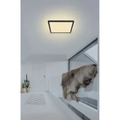 LED-kattovalaisin Globo Sapana IP44 29,4x29,4 cm valkoinen
