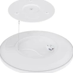 LED-kattovalaisin Globo Sapana IP44 29,4x29,4 cm valkoinen