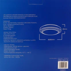 LED-kattovalaisin LED Energie Ø41cm, 24W, 2400lm, 3000K, alumiinikehys