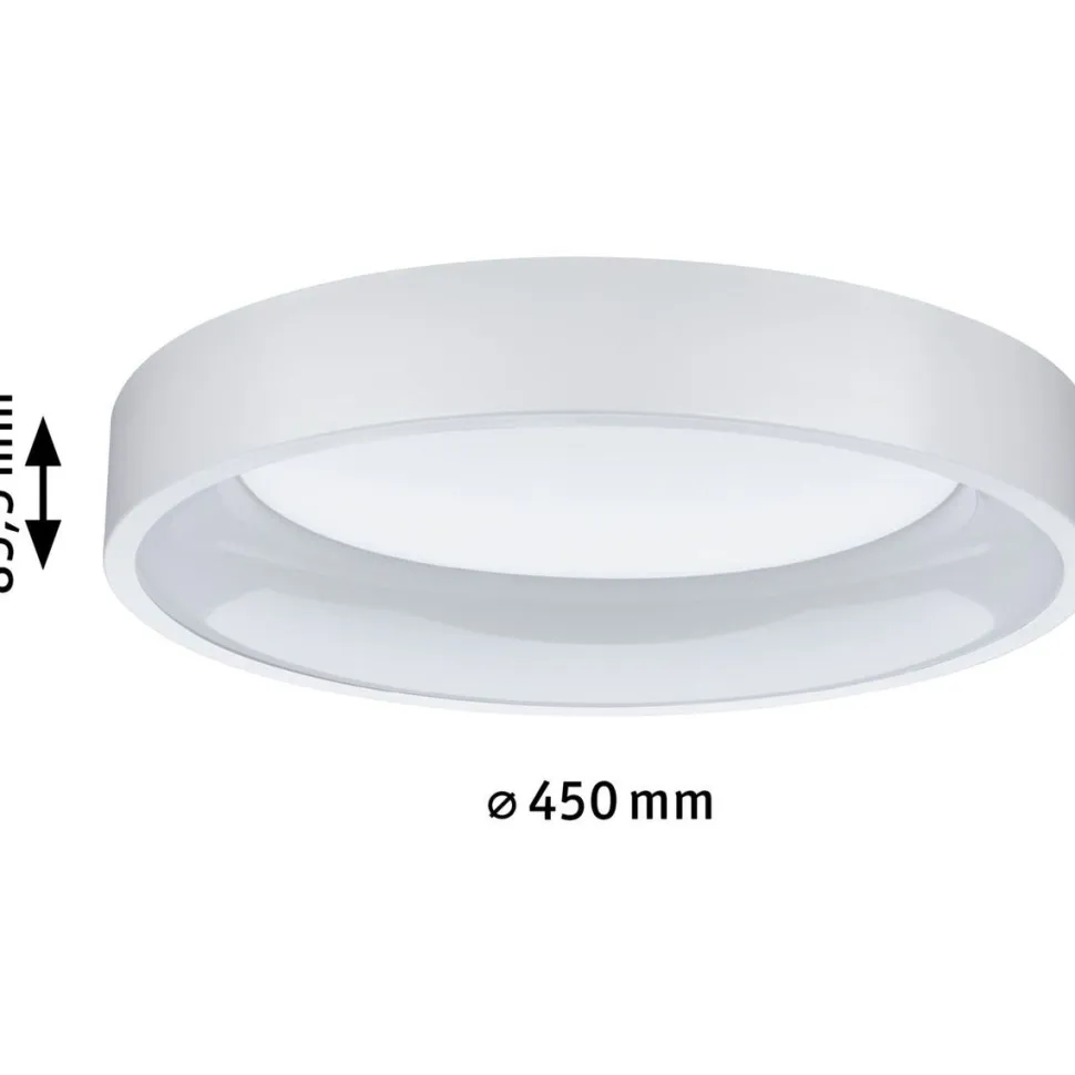 LED-kattovalaisin Paulmann Ardora, 2700K, himmennettävä, valkoinen