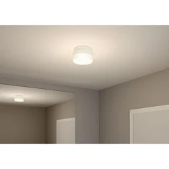 LED-kattovalaisin Paulmann Maro Round, IP44, 3000K, valkoinen