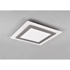 LED-kattovalaisin Trio Morgan, 45x45cm, mattamusta/kulta
