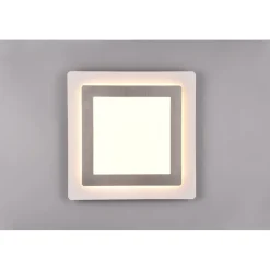 LED-kattovalaisin Trio Morgan, 45x45cm, mattamusta/kulta