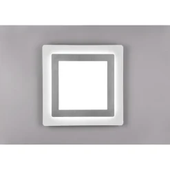 LED-kattovalaisin Trio Morgan, 45x45cm, mattamusta/kulta