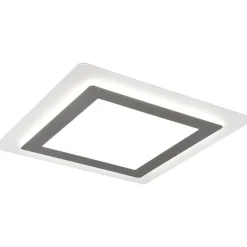 LED-kattovalaisin Trio Morgan, 45x45cm, mattamusta/kulta